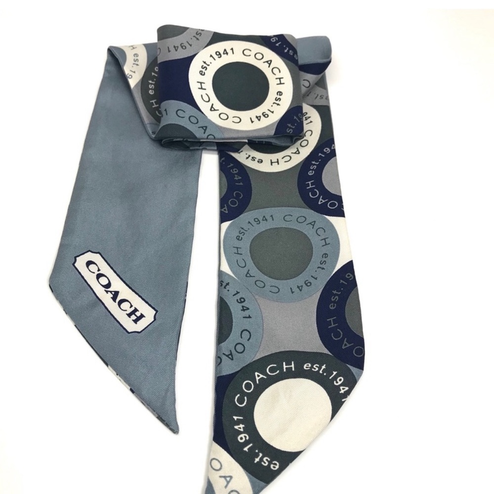Coach Silk Bag Scarf